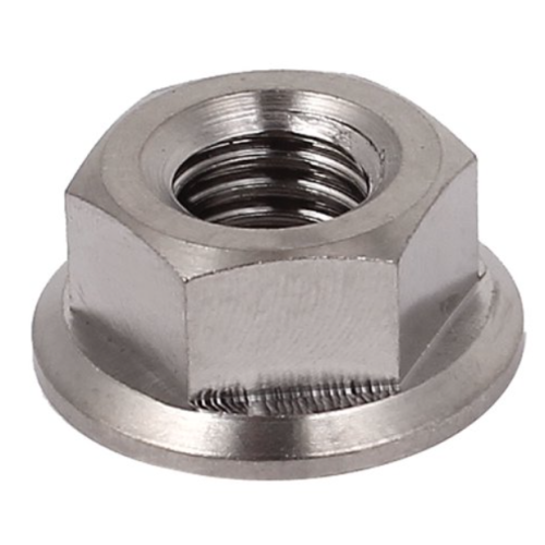 China Stainless Steel Flange Nut Bolt Silver Supplier